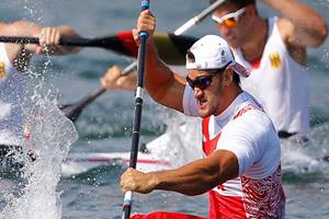 The ban includes five Russian canoe sprinters, including 2012 Olympic champion Alexander Dyachenko, who claimed gold in the men's K-2 200 metres (Reuters)
