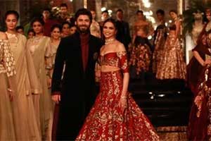 deepika padukone, Fawad Khan, manish malhotra, deepika padukone ramp walk, deepika padukone manish malhotra exhibition, India Couture Week 2016