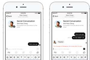 Facebook Messenger feature will not be turned on by default; users will have to choose to start a secret conversation. In addition to providing end-to-end protections, the feature will also allow users to set a time limit for how long each message will remain visible in a conversation.