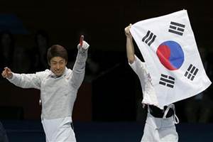 The world number four won gold in the men's team sabre at the 2012 London Games and was a silver medallist in the team and individual events at the 2014 World Championships in Kazan, Russia. (Reuters)