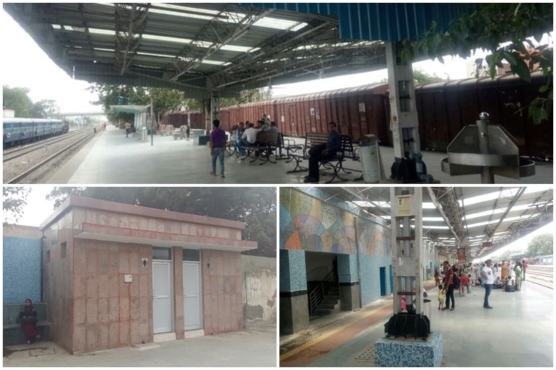 Gurgaon railway station photos, Gurgaon railway station revamp photos, Gurgaon railway station new