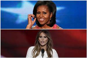 Melania Trump, Melania Trump speech, Melania Trump photos, Melania Trump pics, Melania Trump images, Melania Trump speech michelle obama, Michelle Obama speech, us presidential elections, USA news, world news, financial express