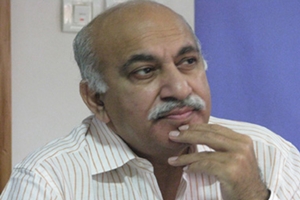 Pointing to a map of the world, Akbar said if a line was drawn in the middle, it can be seen that the countries on the east were nursing the ambition of economic prosperity, while those in the west were reeling under a "hot wave of terrorism".