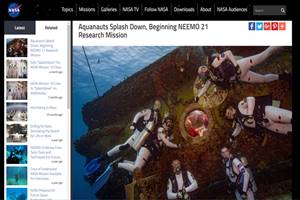 The “aquanauts” were sent to train undersea in simulated space mission as the bottom of a blue ocean and the surface of a Red Planet have something in common extreme environments. (Source: Website) The “aquanauts” were sent to train undersea in simulated space mission as the bottom of a blue ocean and the surface of a Red Planet have something in common extreme environments. (Source: Website)