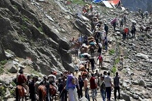 amarnath yatra, amarnath yatra news, amarnath yatra latest, jammu, jammu news, jammu latest, baltal, baltal news, pahalgam, pahalgam news