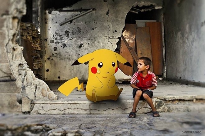 pokemon go, syria, pokemon syria, syrian crisis, syrian children, pokemon, pikachu, pokemon go twitter