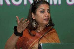 “Of 52 Muslim countries only Saudi Arabia,Kuwait n India practise triple talaq in one go Even Pakistan n Bangladesh dont allow it why shud we(sic)” posted Shabana on her Twitter acount. (PTI)