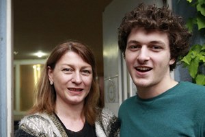 "I am very happy and very proud that I will be competing alongside my son. We will do our best to perform well," Salukvadze, 47, told Reuters.(Associated Press) "I am very happy and very proud that I will be competing alongside my son. We will do our best to perform well," Salukvadze, 47, told Reuters.(Associated Press)