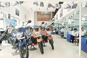 Taking the turf war with TVS Motor Company further ahead, Pune-based Bajaj Auto has won a patent case related to a shock absorber for two wheelers, which was being sought by the former.