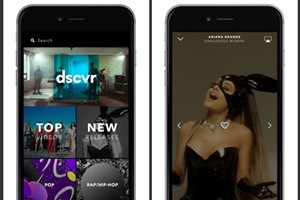 It also introduces a video player that, like Snapchat, will play full-screen videos while a phone is upright instead of sideways, and provides a personalized feed of recommended videos that automatically shows moving image previews. (AP)