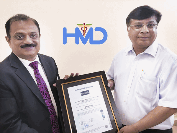 (L-R) Sandeep Vig, Regional Director, Intertek and Rajiv Nath, Jt Managing Director, Hindustan Syringes & Medical Devices