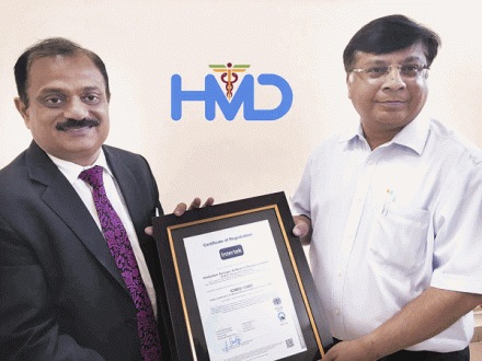 (L-R) Sandeep Vig, Regional Director, Intertek and Rajiv Nath, Jt Managing Director, Hindustan Syringes & Medical Devices