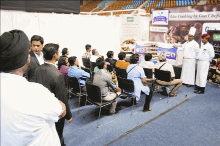 Live cooking by Goa chefs