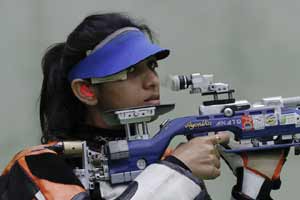 Rio Olympics 2016: Ayonika Paul, who is 23, had won an Olympic quota for India with a silver in the Asian Olympic Qualifying Competition in January. (AP) Rio Olympics 2016: Ayonika Paul, who is 23, had won an Olympic quota for India with a silver in the Asian Olympic Qualifying Competition in January. (AP)