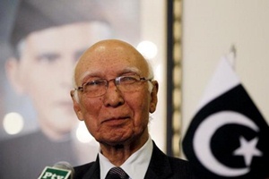 Pakistan Prime Minister's Adviser on Foreign Affairs Sartaj Aziz alleged that India always accuses Pakistan without even conducting an investigation into the matter. (Reuters)