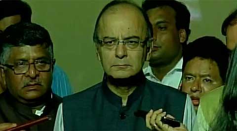 Congress moves privilege notice against Arun Jaitley in Rajya Sabha Congress moves privilege notice against Arun Jaitley in Rajya Sabha