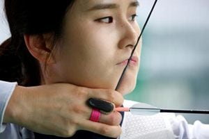 The five-time world champion Ki will spearhead the Korean assault with world number one Choi Mi-sun and sixth-ranked compatriot Chang Hye-jin.(Reuters)