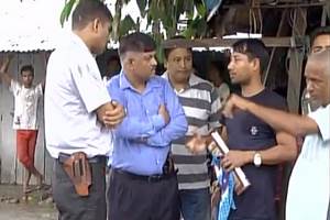 NIA officials talking to locals about the terror incident in Kokrajhar on Saturday. (ANI) NIA officials talking to locals about the terror incident in Kokrajhar on Saturday. (ANI)