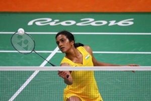 pv sandhu, Sakshi Malik,