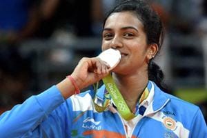 Calling Sindhu "a diamond" who has rewritten the history of Indian sports, Chandrababu promised to nurture her further to make her the pride of India. (PTI)