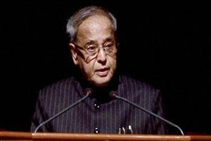 During the interaction, President Mukherjee talked about India's political history, its development since independence and menace of terrorism in the country and across the world. (Source: PTI)