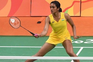 Sindhu outclassed Japan's Nozomi Okuhara 21-19 21-10 in the semi-final to assure herself of at least a silver medal. (Source: PTI)