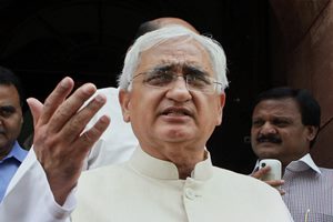 Speaking to ANI here, Khurshid said that the Prime Minister should not use the occasion to discriminate or play petty politics, but to unite the nation. (Source: PTI)