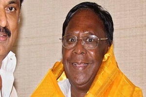 Chief Minister V Narayanasamy told newsmen at his residence here today that the previous government had issued orders which permitted the government to sell temple lands. (PTI)