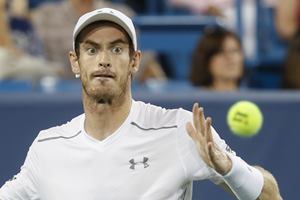 Olympic champion Andy Murray restored some order at the Western & Southern Open by cutting down South African giant Kevin Anderson to reach the quarter-finals on an upset-filled Thursday in Cincinnati. (AP)
