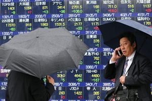 The dollar index, which measures the greenback's strength against a basket of major currencies, stood at 100.410 after climbing to 100.570 overnight, its highest since April 2003. (AP) The dollar index, which measures the greenback's strength against a basket of major currencies, stood at 100.410 after climbing to 100.570 overnight, its highest since April 2003. (AP)