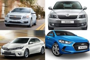 Ahead of its launch, we've put together a comparison of the Hyundai Elantra with Toyota Corolla Altis, Skoda Octavia and Chevrolet Cruze to find out how well does the Elantra stack up against its competitors.