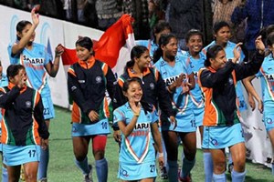 The Indian girls got off to a bright start in the match before losing the plot towards the end of the first quarter. (PTI) The Indian girls got off to a bright start in the match before losing the plot towards the end of the first quarter. (PTI)
