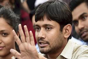Kanhaiya Kumar, whose book "From Bihar to Tihar" (Juggernaut) has hit the market, says such a coming together of the Congress, the Left and parties like the AAP should be based on issues. (Reuters)