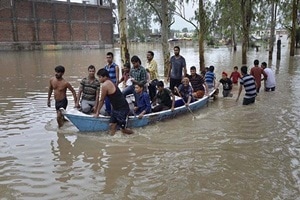 Rewa District Official Rahul Jain told IANS on Wednesday that most villages and localities along the Bihad and Tamas rivers in Teonthar were submerged. (Source: Reuters) Rewa District Official Rahul Jain told IANS on Wednesday that most villages and localities along the Bihad and Tamas rivers in Teonthar were submerged. (Source: Reuters)