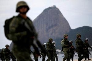 Most passengers are poor Brazilians, carrying electronics they were commissioned to buy duty-free over the river in Paraguay's Ciudad del Este, but there is a more dangerous trade too. (Source: Reuters)