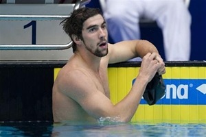 About a week ago, during a final training camp in Atlanta, Phelps did a 100 free time trial. At that point, according to Bowman, his spot on the 4x100 free relay was very much in doubt. (Reuters) About a week ago, during a final training camp in Atlanta, Phelps did a 100 free time trial. At that point, according to Bowman, his spot on the 4x100 free relay was very much in doubt. (Reuters)