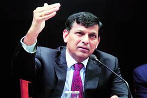 There is a reason why central bank governors sit at the table along with the finance ministers in G-20 meetings," Rajan said. (Express photo: Nirmal Harindran)