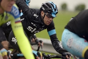 Richie Porte said he was lucky not to have been more seriously injured after a heavy impact as he came down the Vista Chinesa climb for the penultimate time and ended up in safety netting. (Reuters)