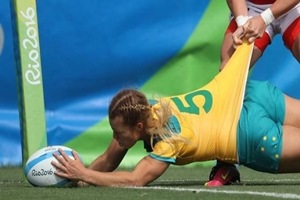 Tonegato scored a very late try for the world series champions and Dalton converted it after the full-time siren. (Reuters) Tonegato scored a very late try for the world series champions and Dalton converted it after the full-time siren. (Reuters)