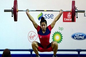 In the last one and a half months Mirabai is expected to have improved her lift by a couple of kilograms, and if she has managed to achieve it, she would have a good chance of finishing with a bronze medal here. (Source: PTI) In the last one and a half months Mirabai is expected to have improved her lift by a couple of kilograms, and if she has managed to achieve it, she would have a good chance of finishing with a bronze medal here. (Source: PTI)