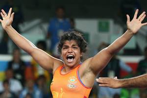 At the age of 12, Sakshi was the fourth girl to begin wrestling in Rohtak, said Dahiya. Her mother remarks how she often had to hear unpleasant things about her. (Reuters)