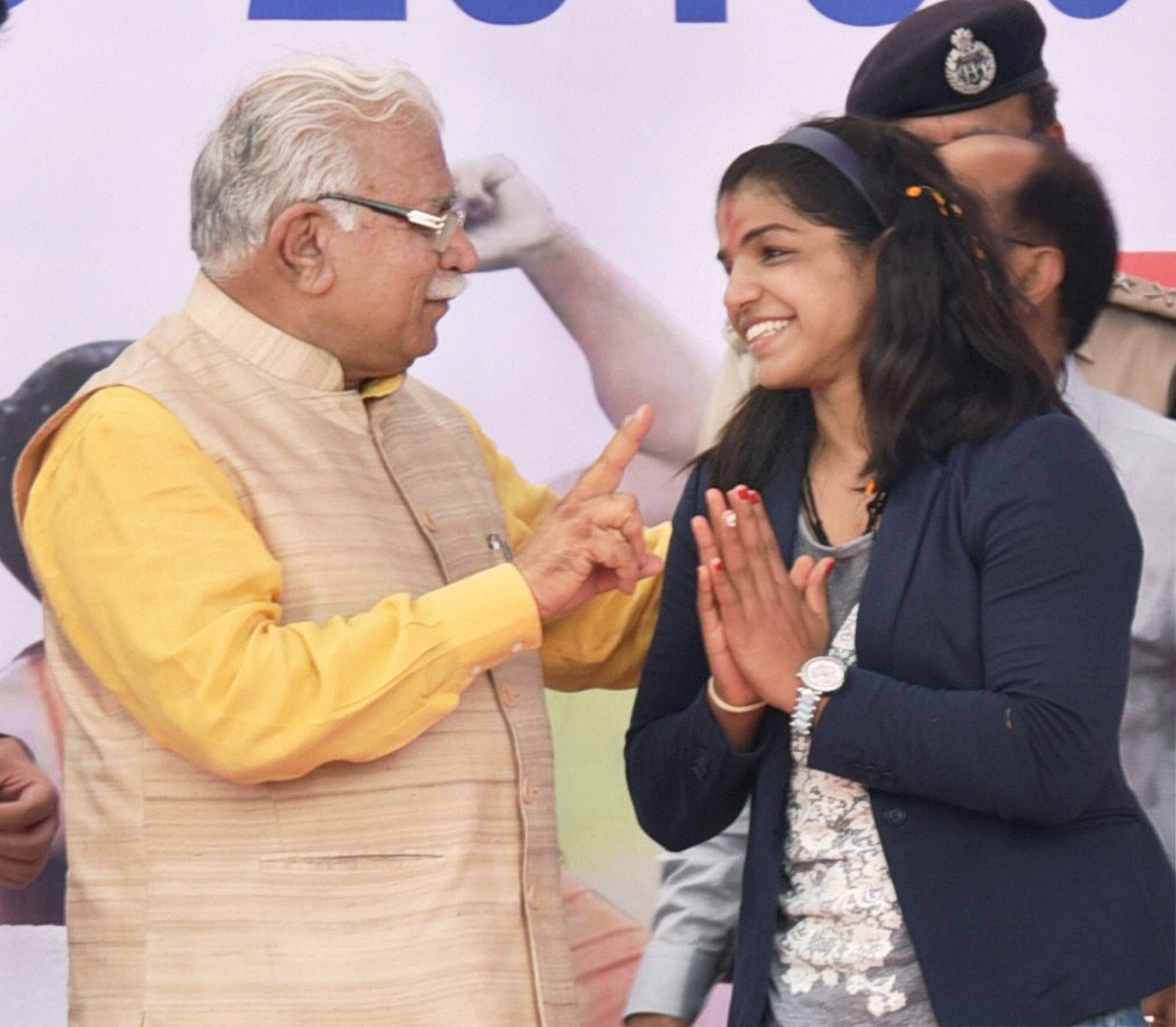 Sakshi malik, sakshi malik felicitation