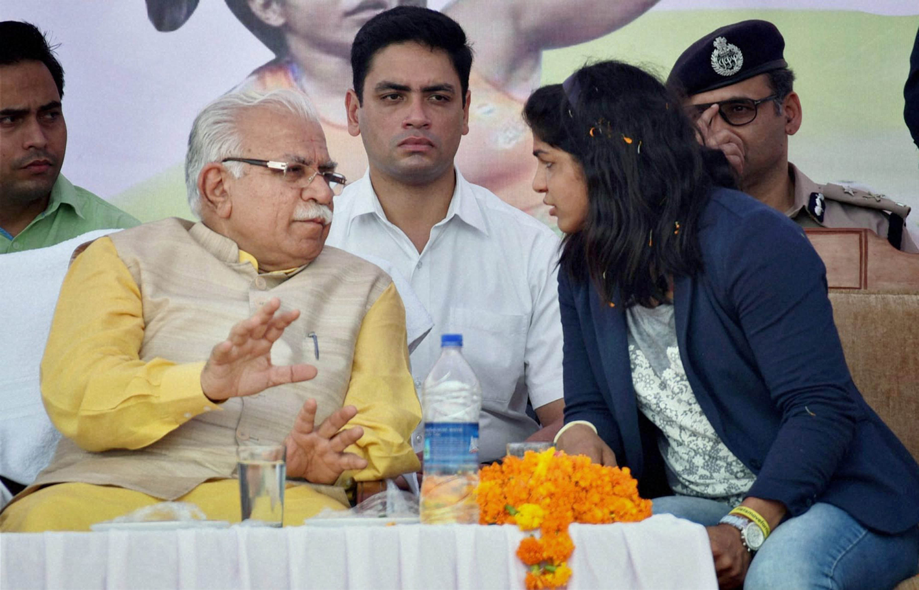 Sakshi malik, sakshi malik felicitation