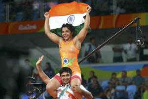 Sakshi's triumph at the Rio Olympics came as a pleasant surprise for crores of Indian sports fans when they woke up today morning. (Reuters)