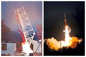 Today, after a smooth countdown of 12 hours, the solid rocket booster carrying the scramjet engines, lifted off at 6:00 AM in the morning. Today, after a smooth countdown of 12 hours, the solid rocket booster carrying the scramjet engines, lifted off at 6:00 AM in the morning.