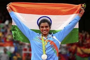 P V Sindhu secured a silver medal after losing to Carolina Marin in the women's singles final. (Reuters)