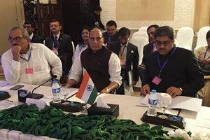 SAARC Summit: "There should be no glorification or eulogising of terrorists as martyrs. There are no good terrorists or bad terrorists," Rajnath Singh said.