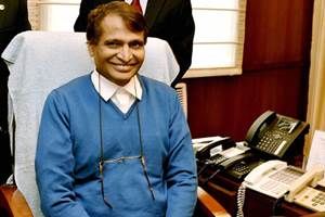 As the election fever catches up with the state, more requests for flagging off trains may come in Prabhu's way. (Source: IE)