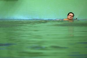 Olympic divers slammed Rio organisers on Sunday for not replacing the murky green water in their pool that has proved a smelly eye-sore. (Reuters)