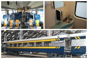 Indian Railways has placed an order for one Tejas rake consisting of 14 chair cars, 3 executive chair cars and 3 power cars with the RCF. Indian Railways has placed an order for one Tejas rake consisting of 14 chair cars, 3 executive chair cars and 3 power cars with the RCF.